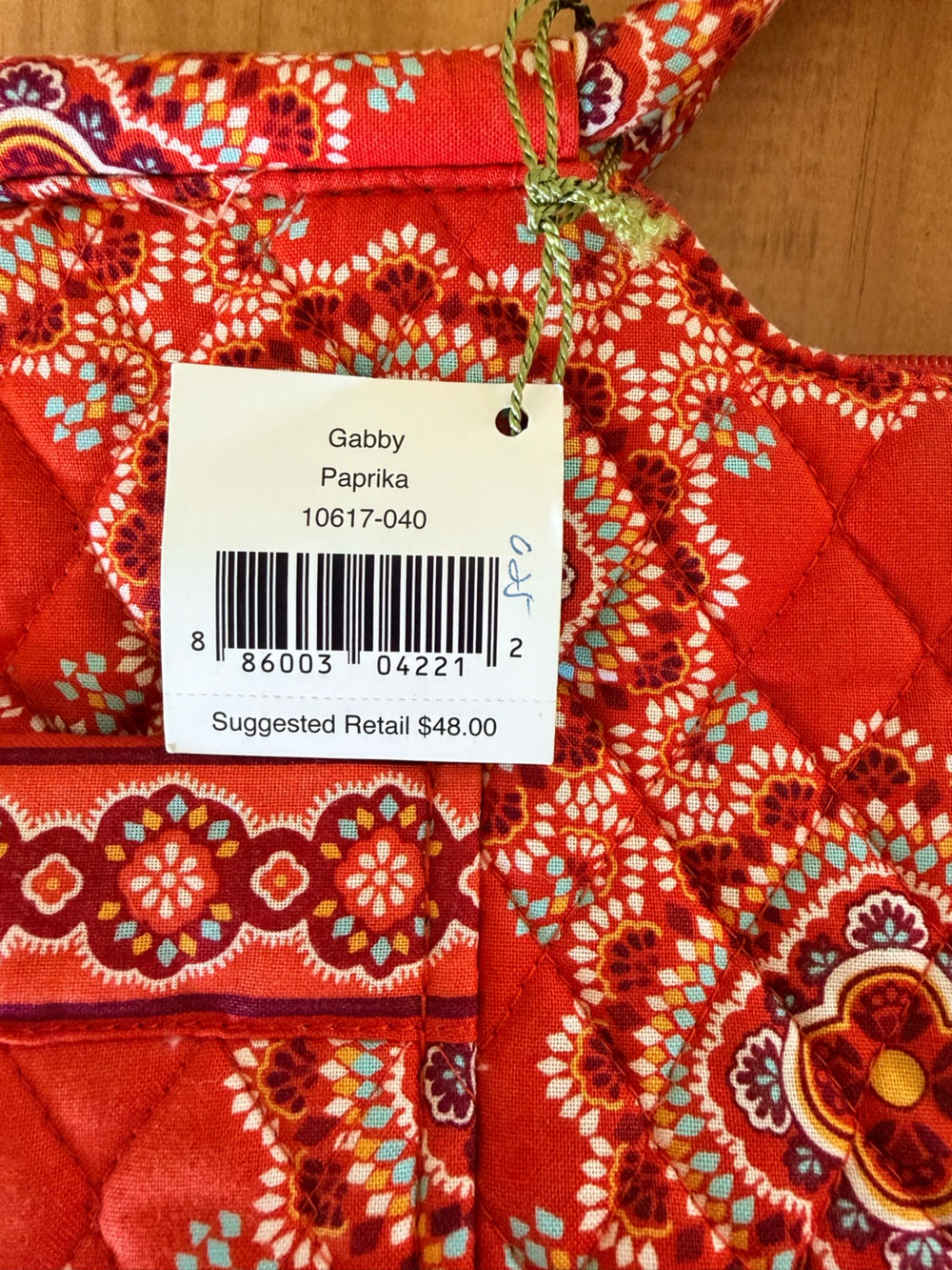 Vera Bradley Gabby Bag in Paprika - Picture 4 of 4